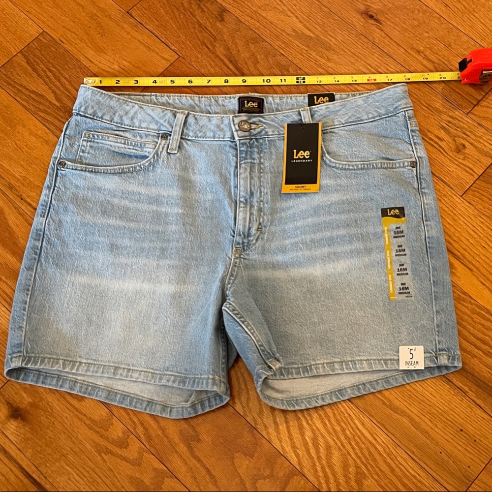Lee Sky Blue sz 16 Denim Shorts